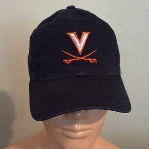 University of Virginia UVA Hat Navy Blue Adult Strapback Richardson Cotton MD/LG